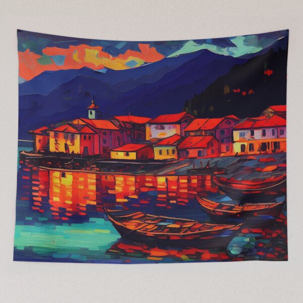 Item preview, expressionism landscape designed and sold by LoveyDesign.