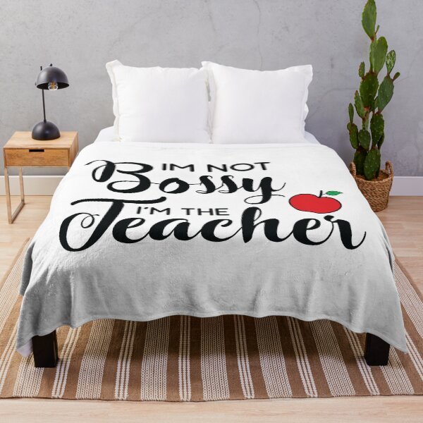 Item preview, IM NOT BOSSY I'M THE TEACHER designed and sold by SticerOcean.