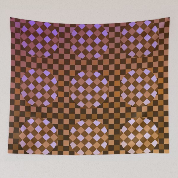 Item preview, Mosaic Checks (Purple hue) designed and sold by David Roland.