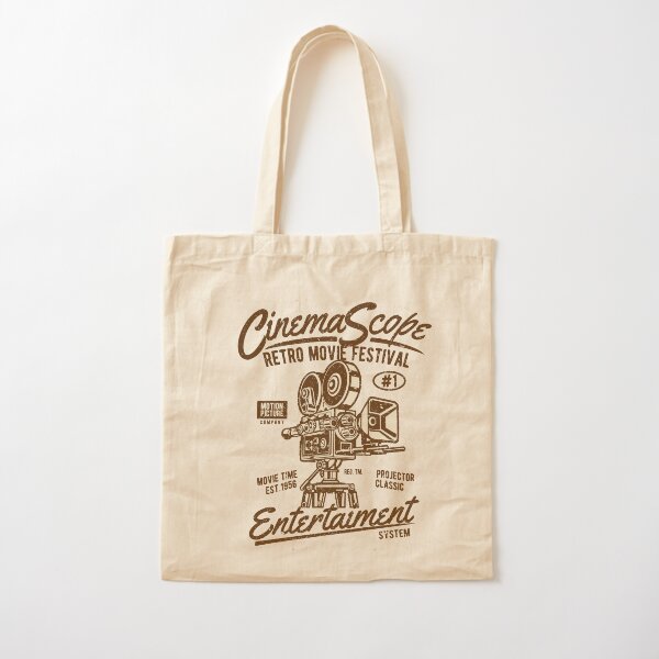 Cinema Scope Cotton Tote Bag