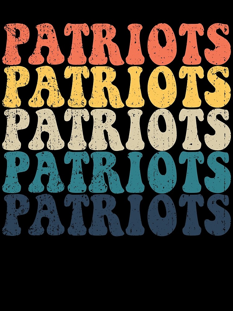 Thumbnail 3 von 3, Tuch, Patriots High School Patriots Sports Team Retro Patriots Gear designt und verkauft von DynamicDesign.