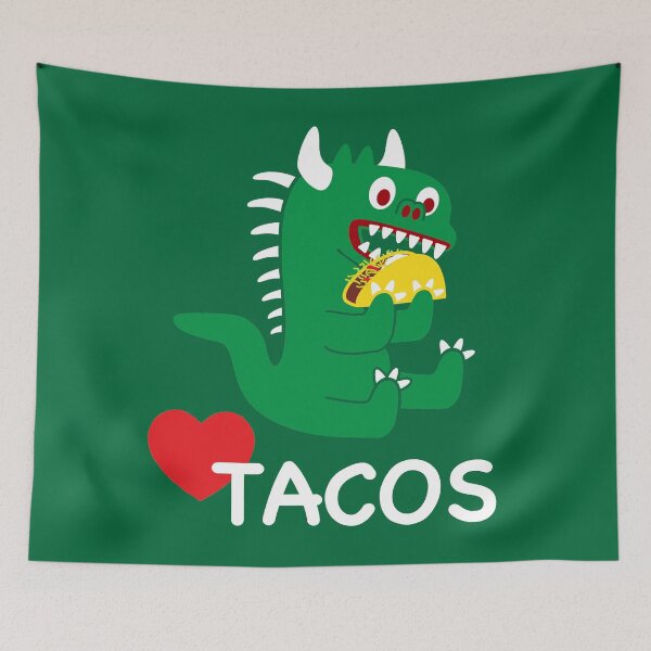 Item preview, Lil Hodag - Taco Muncher Children's Character designed and sold by BlueSkyTheory.