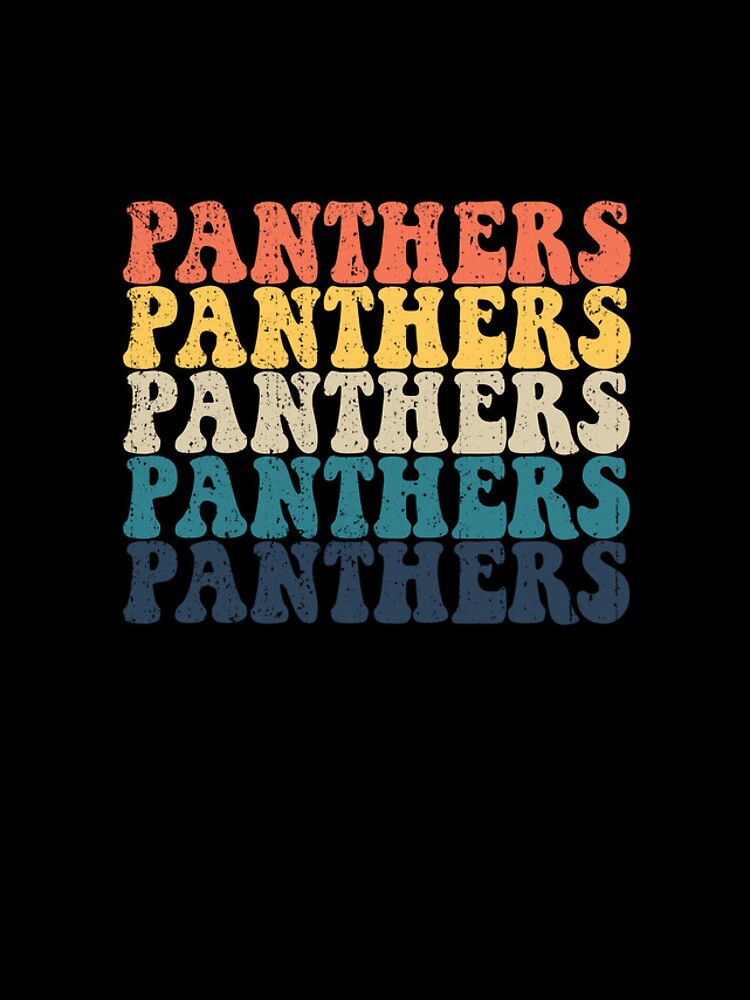 Aperçu 4 sur 4. Coque iPhone avec l'œuvre Panthers High School Panthers Sports Team Retro Panthers Gear créée et vendue par DynamicDesign.