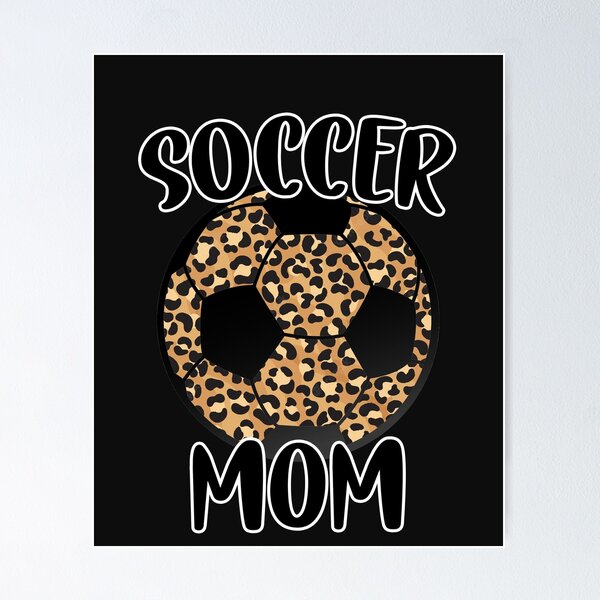 Item preview, Soccer Mom, Leopard Heart, Soccer Mom Iron, Soccer ball, Gifts for Mom Happy Mother's Day   designed and sold by RaspberryEM.