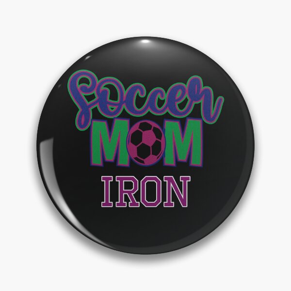 Item preview, Mamá de fútbol, corazón de leopardo, hierro de mamá de fútbol, balón de fútbol, regalos para mamá, feliz día de la madre designed and sold by RaspberryEM.