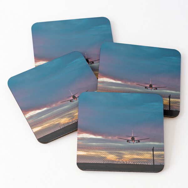 Item preview, Twilight Landing at Faro Airport - Algarve designed and sold by AngeloDeVal.