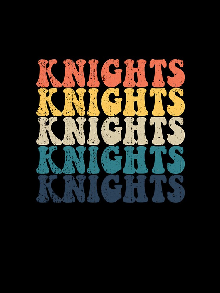 Aperçu 4 sur 4. Coque iPhone avec l'œuvre Knights High School Knights Sports Team Retro Knights Gear créée et vendue par DynamicDesign.