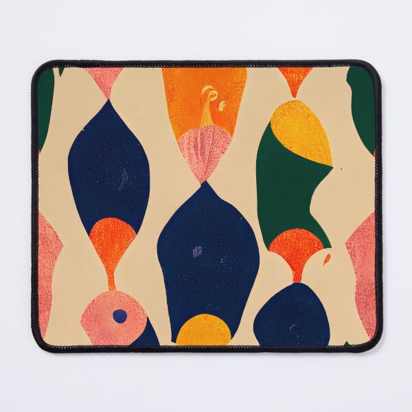 Item preview, Retro colors and shapes vintage colorful pattern fisch  designed and sold by HappyTrippy.