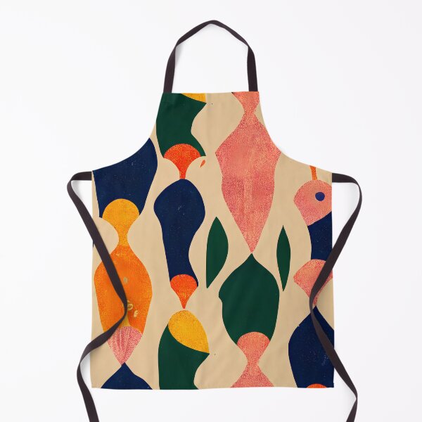 Item preview, Retro colors and shapes vintage colorful pattern fisch  designed and sold by HappyTrippy.