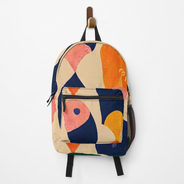Item preview, Retro colors and shapes vintage colorful pattern fisch  designed and sold by HappyTrippy.