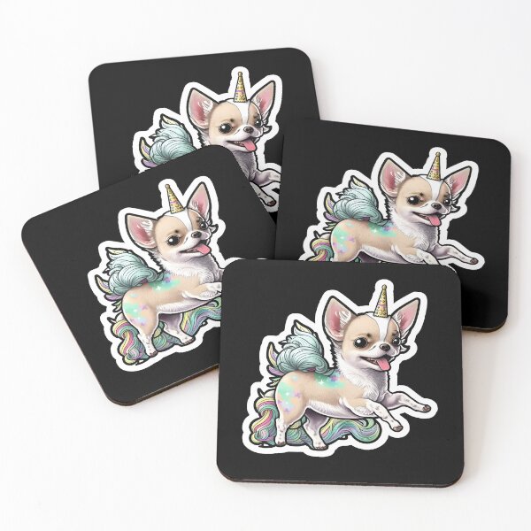 Item preview, Happy Chihuahua Dog Unicorn Fusion Magical Kawaii Art designed and sold by TeeTopiaa.
