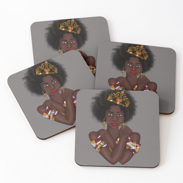 Item preview, Beautiful Afro Queen, Melanin Woman, African  designed and sold by Logiamerch.