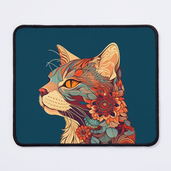 Item preview, Cat Boho Colorful Beautiful Cat Hippy Lover designed and sold by fredrickmassey.