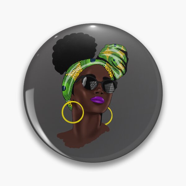 Item preview, Beautiful Afro Woman, Melanin Girl, African  designed and sold by Logiamerch.