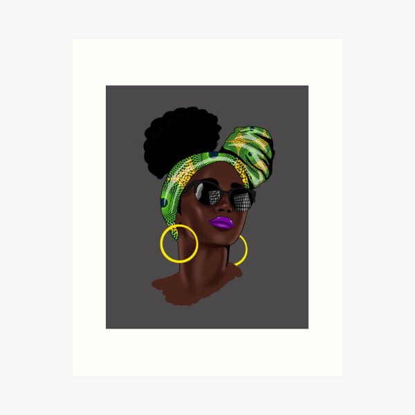 Item preview, Beautiful Afro Woman, Melanin Girl, African  designed and sold by dukito.