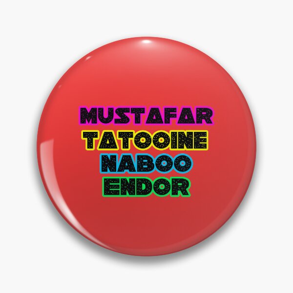 Item preview, Mustafar Tatooine Naboo Endor City designed and sold by IdeasForFreedom.