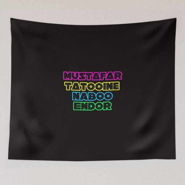 Item preview, Mustafar Tatooine Naboo Endor City designed and sold by IdeasForFreedom.