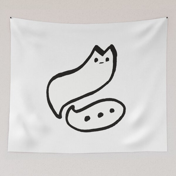 Item preview, nothing to say cat designed and sold by dumbdogdoodles.