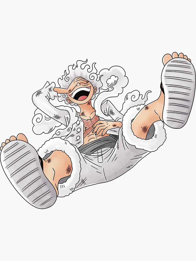 Luffy Gear 5  Sticker for Sale by animervd1