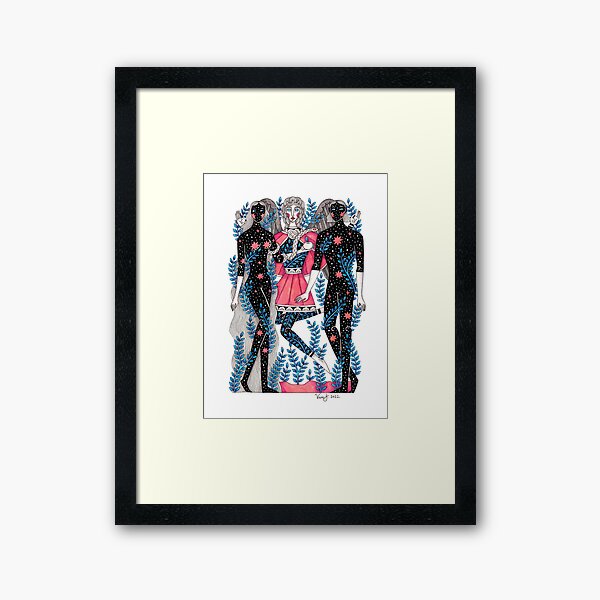 Tarot-The Lovers Framed Art Print