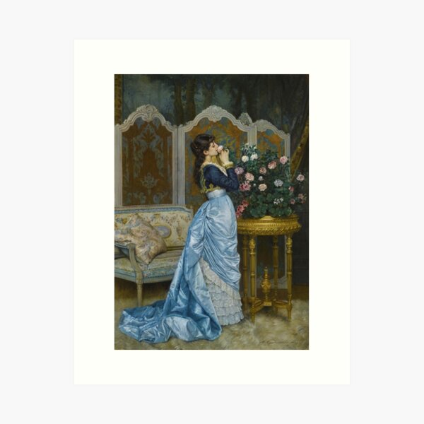 Item preview, French Day Dreaming (19th century) - Auguste Toulmouche designed and sold by SALON DES ARTS.