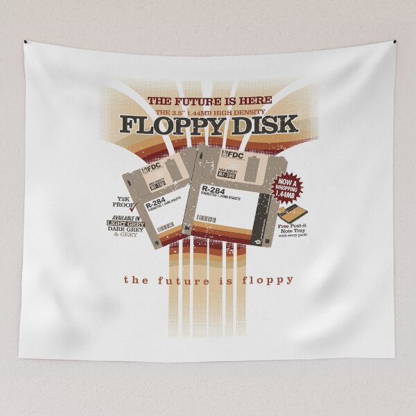 Item preview, Vintage Tech Retro Computing Floppy Disk Humor designed and sold by Nerd Shizzle.