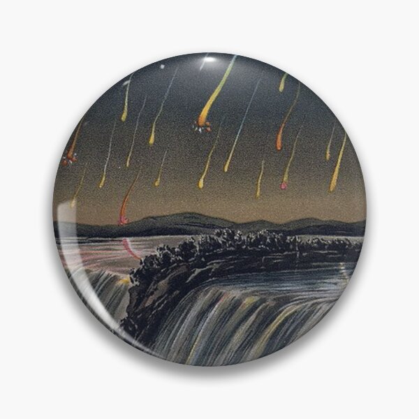 Item preview, Vintage Painting Meteor Shower designed and sold by w-world-life-co.