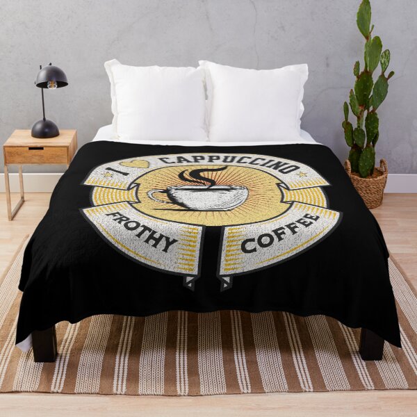 Item preview,  I love cappuccino, frothy coffee,coffee lovers, coffee fans, textured coffee design, Moms coffee, Dads coffee, coffee cup                   designed and sold by allycat57.