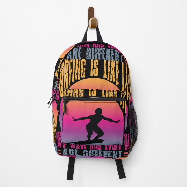 Item preview, SURFING IS LIFE EVERY WAVE AND EVERY DAY ARE DIFFERENT FUNNY COLORFUL designed and sold by al21ex.