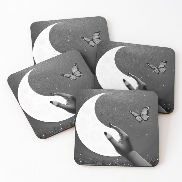 Item preview, Moon & Butterfly In Her Hands Poster designed and sold by skolfid brows ⭐⭐⭐⭐⭐ (5.0).