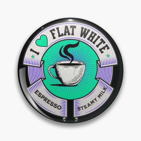 Item preview,  I love flat white, espresso and steamy milk,coffee lovers, coffee fans, Moms coffee, Dads coffee, coffee cup                   designed and sold by allycat57.