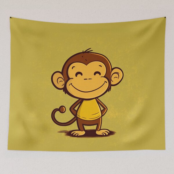 Item preview, Cute Monkey designed and sold by L'art Designs.