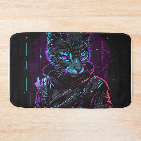 Item preview, Super Hero The Cyber Cat Number 7 designed and sold by asurathunder.
