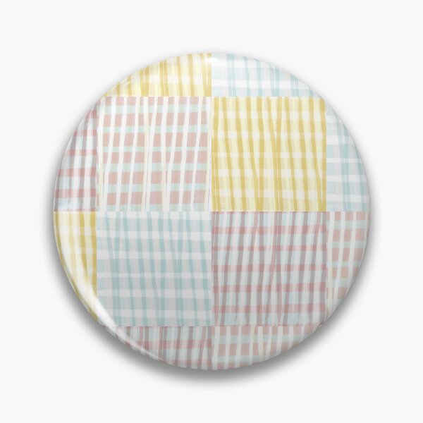 Item preview, Modern Gingham Checker | pastel pink, blue, and yellow designed and sold by Ingrid Poole.