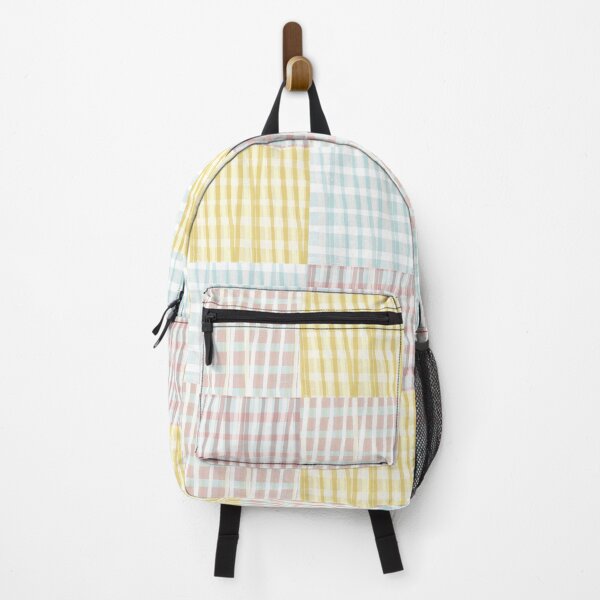 Item preview, Modern Gingham Checker | pastel pink, blue, and yellow designed and sold by Ingrid Poole.