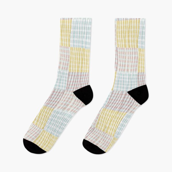 Item preview, Modern Gingham Checker | pastel pink, blue, and yellow designed and sold by Ingrid Poole.