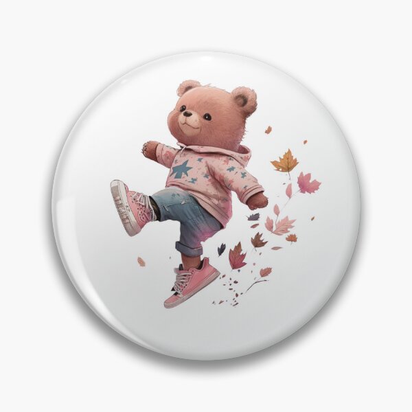Item preview, a happy cute stylish teddy bear designed and sold by Infinite creative  Boutique.