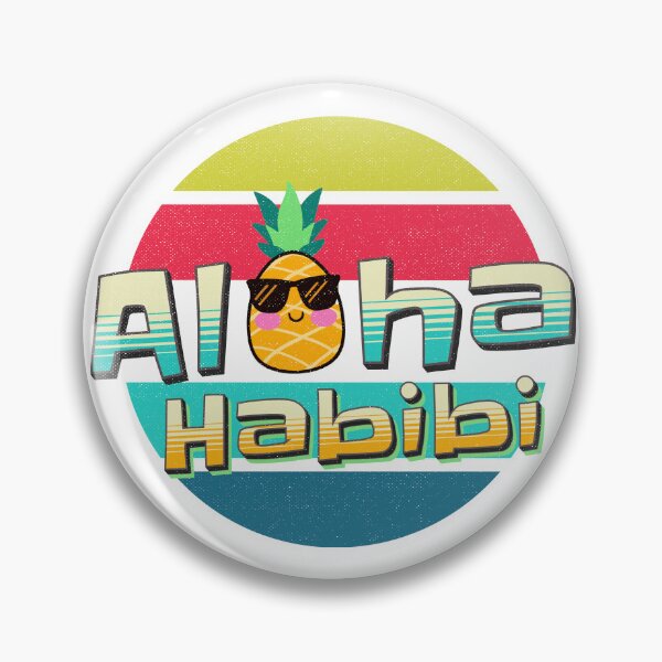 Item preview, Aloha Habibi - Retro Summer Hawaiian Island Vibes - Beach designed and sold by Miralspicks.
