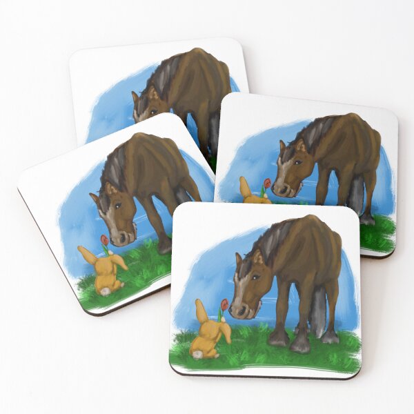 Item preview, Horse and rabbit designed and sold by Antiope33.