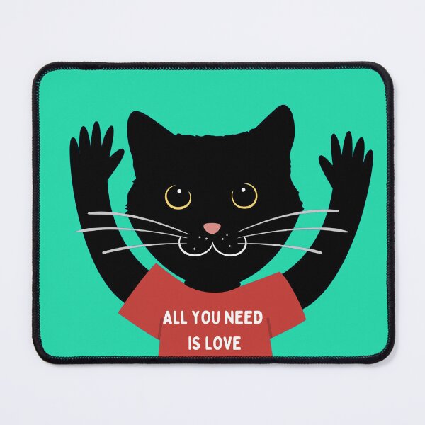 Item preview, All you need is love and a cat designed and sold by GasconyPassion.