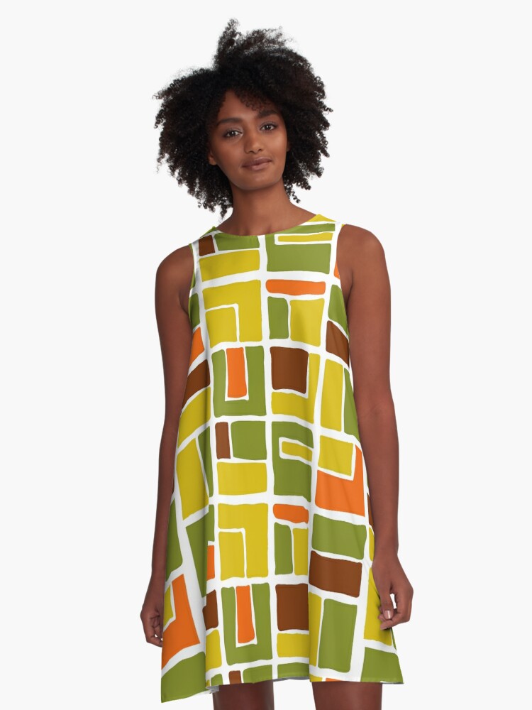 A-Line Color Block Shift Dress – A N A G R A S S I A