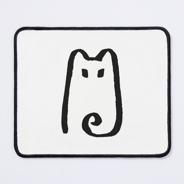 Item preview, sitting cat staring at u designed and sold by dumbdogdoodles.