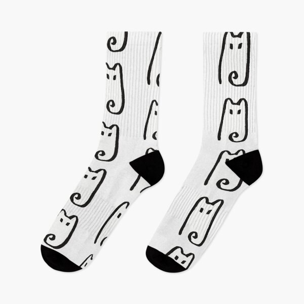 Item preview, sitting cat staring at u designed and sold by dumbdogdoodles.