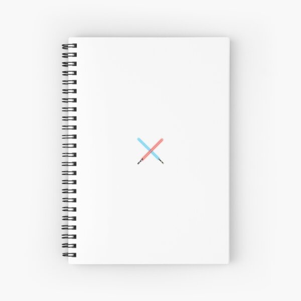 Lightsabers Spiral Notebook