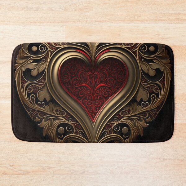 Item preview, Heart - Red and Gold designed and sold by BeachBumPics.