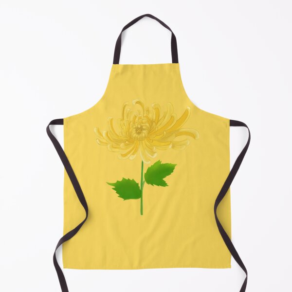 Artikelvorschau, Beautiful Yellow chrysanthemum watercolor illustration entworfen und verkauft von UnaWu533.