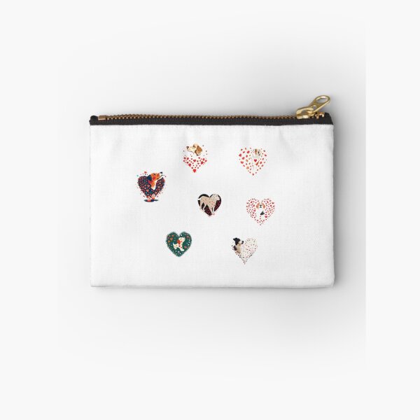 Item preview, Dogs And Hearts Man Woman Child White Colourful STICKER PACK Red designed and sold by Furry-BFF.