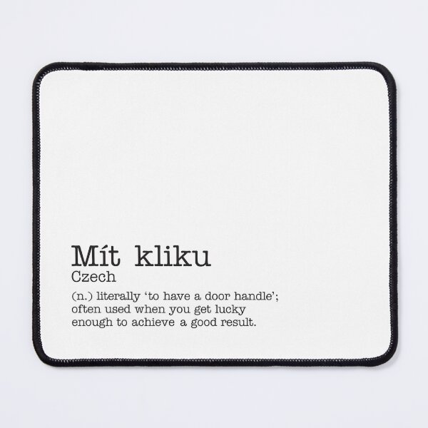 Item preview, Mít kliku - Czech - Beautiful Word Definition - Typewriter designed and sold by Zooone.