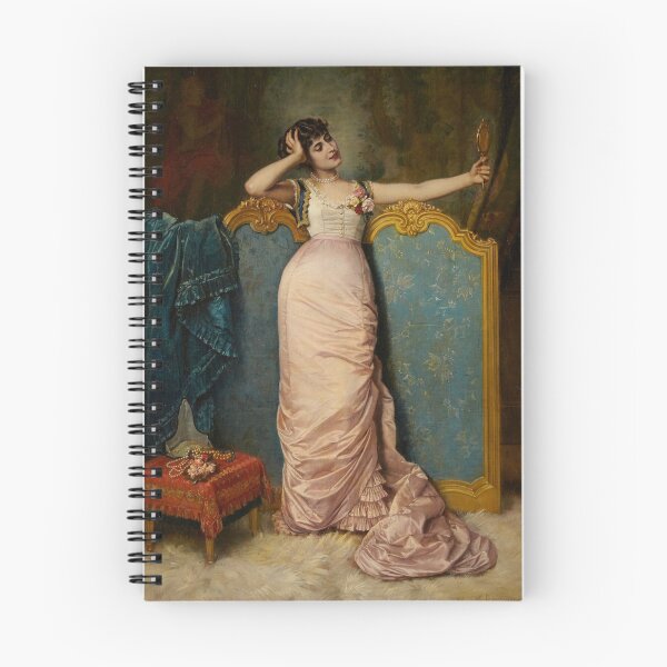 Item preview, Admiring Herself (1881) - Auguste Toulmouche designed and sold by SALON DES ARTS.