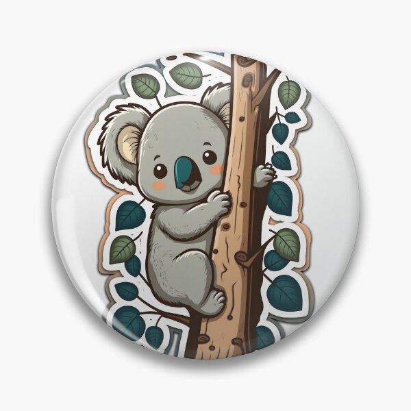 Item preview, Cute Tree Adorer l Koala, sticker, t-shirt, phone case and more. designed and sold by Artsynator.